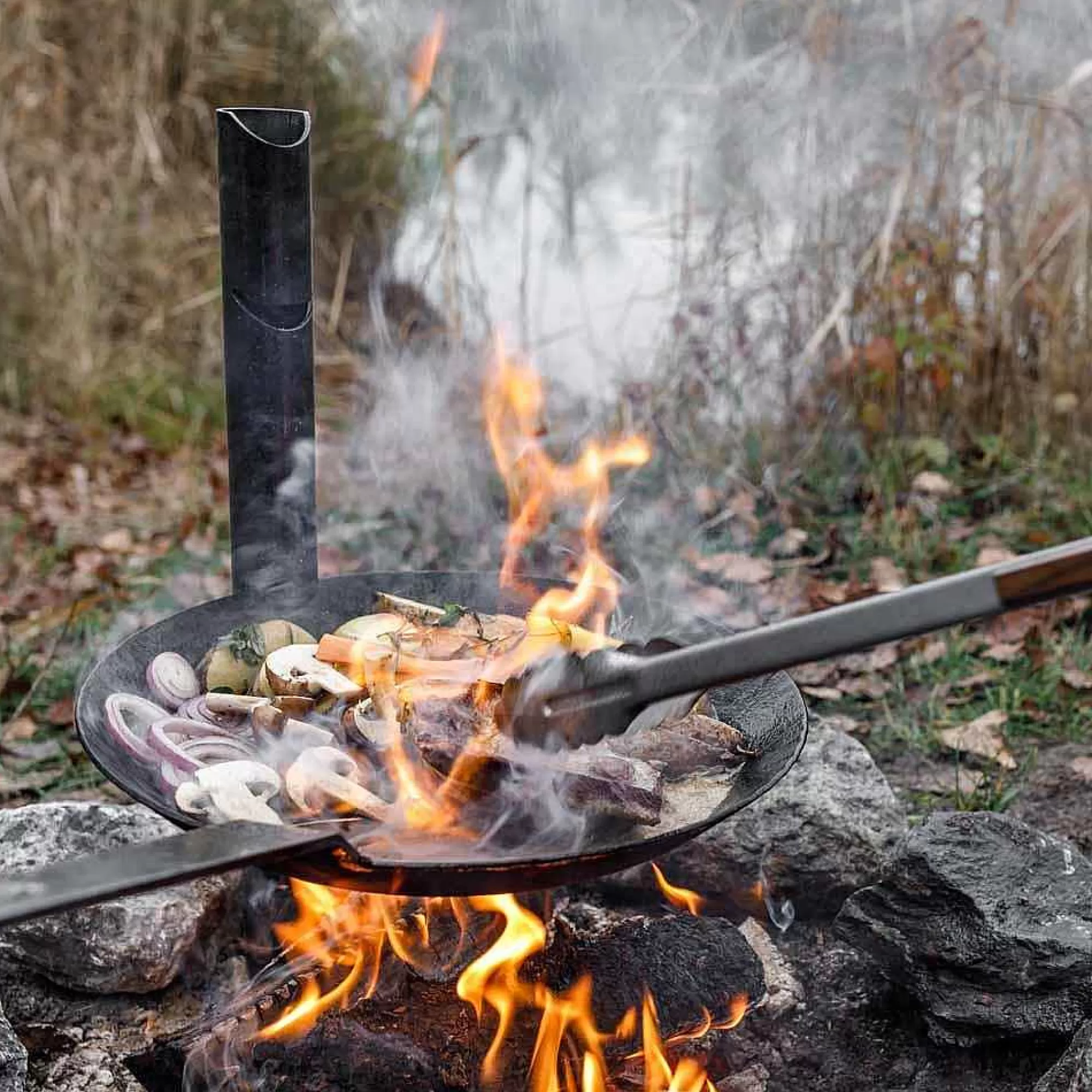 Hot Campfire Holder Wrought Iron Pans Wrought Iron Pans